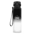Kép 1/2 - Kulacs ARS UNA műanyag matt BPA-mentes motivációs ombre 1000 ml Black & White