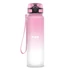 Kép 1/2 - Kulacs ARS UNA műanyag matt BPA-mentes motivációs ombre 1000 ml Candy floss