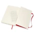 Kép 5/5 - Notesz vonalas MOLESKINE QP616F2 "L" puhafedeles skarlát piros