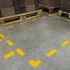 Kép 2/3 - Padlójelölő L alakzat DURABLE öntapadós 100x100 mm sárga 10 darabos