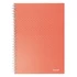 Kép 1/3 - Spirálfüzet vonalas ESSELTE A/5 80 lapos Colour Breeze korall